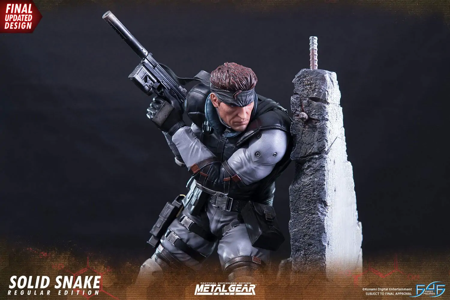 Metal Gear Solid Statue Solid Snake 44 cm termékfotó