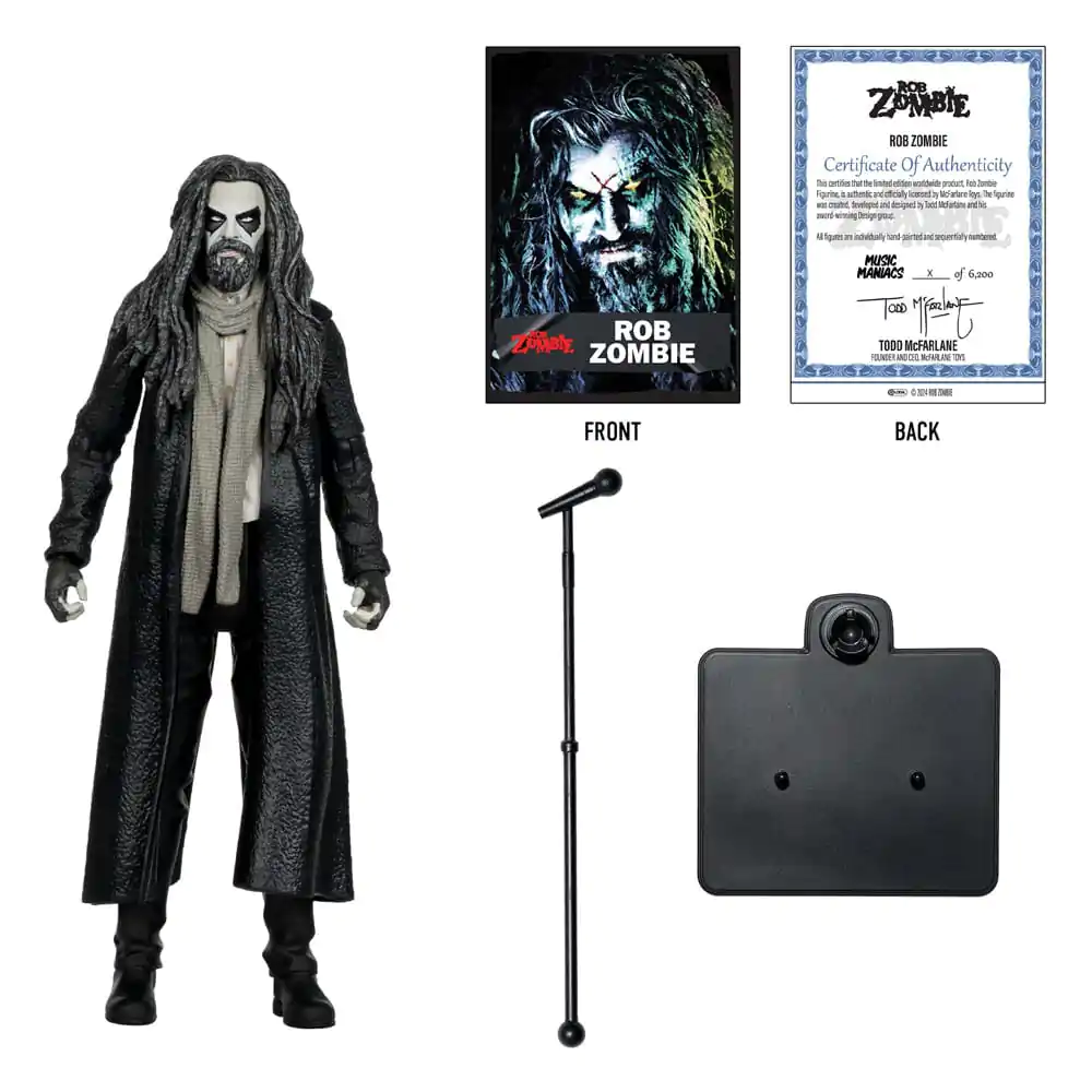 Metal Music Maniacs Action Figure Wave 2 Rob Zombie 15 cm termékfotó