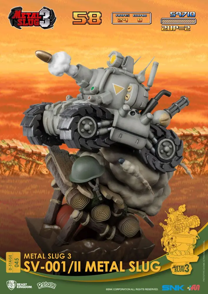 Metal Slug D-Stage PVC Diorama SV-001/II Metal Slug Closed Box Version 16 cm product photo