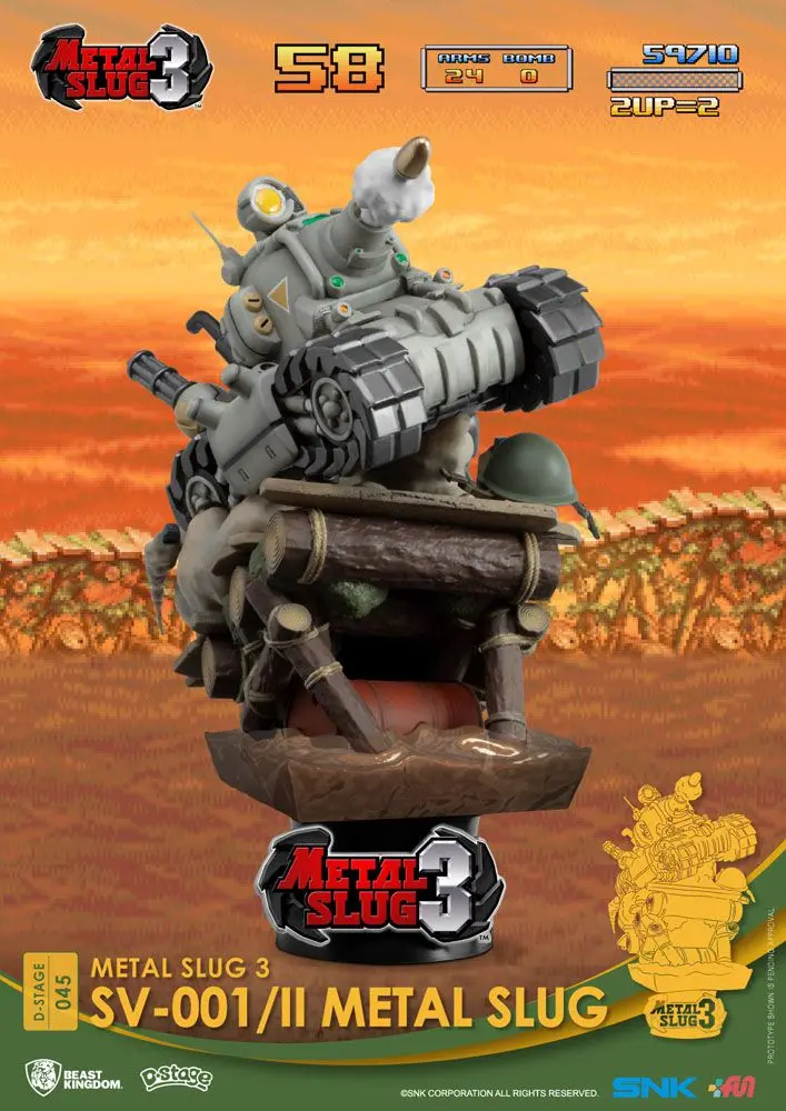 Metal Slug D-Stage PVC Diorama SV-001/II Metal Slug Closed Box Version 16 cm product photo