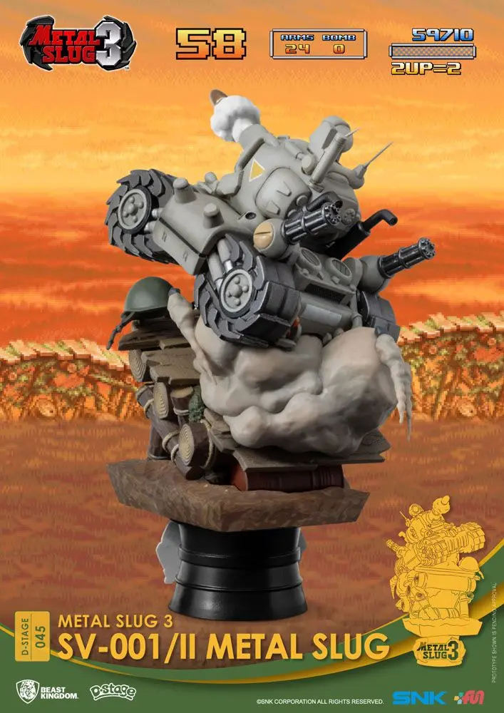 Metal Slug D-Stage PVC Diorama SV-001/II Metal Slug Closed Box Version 16 cm product photo
