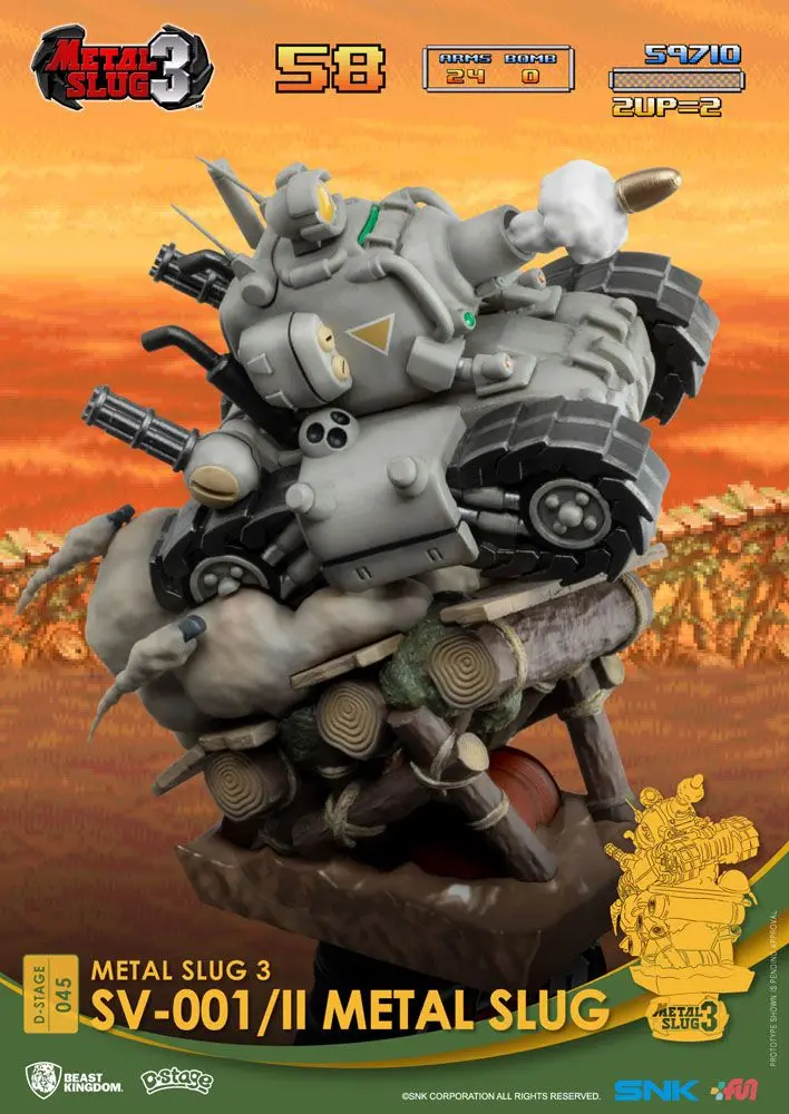 Metal Slug D-Stage PVC Diorama SV-001/II Metal Slug Closed Box Version 16 cm product photo