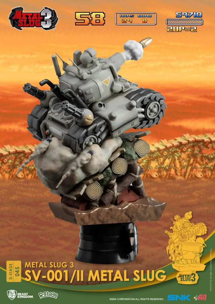 Metal Slug D-Stage PVC Diorama SV-001/II Metal Slug Closed Box Version 16 cm product photo