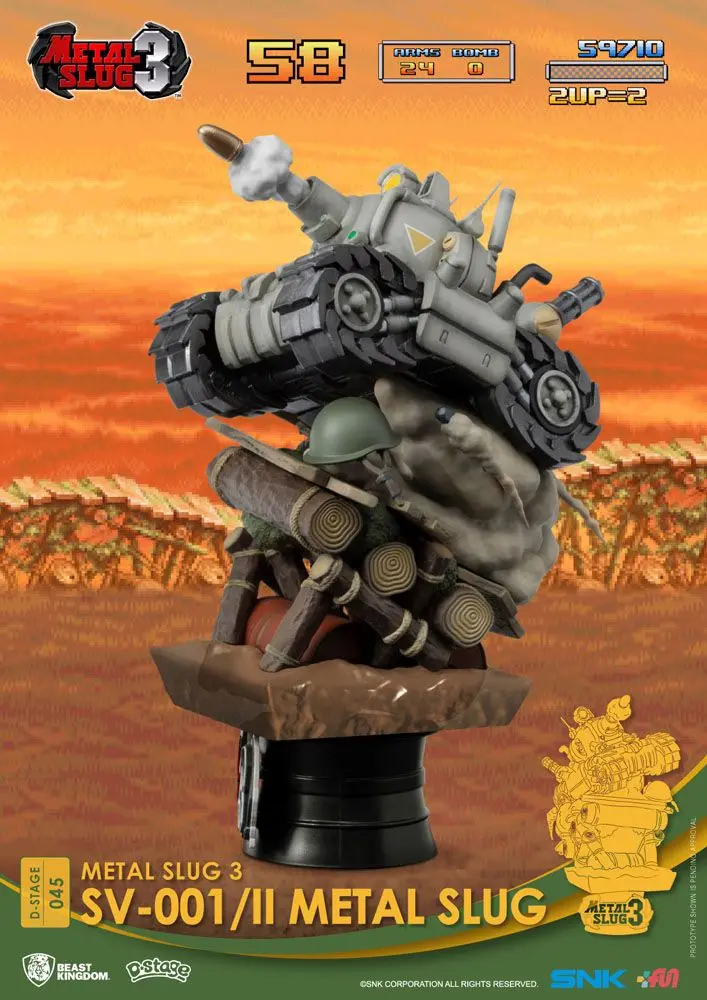 Metal Slug D-Stage PVC Diorama SV-001/II Metal Slug Closed Box Version 16 cm product photo