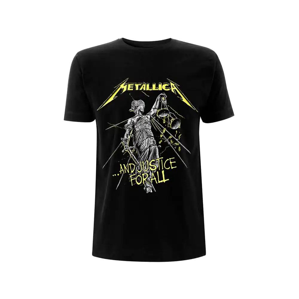 Metallica T-Shirt And Justice For All Tracks Black product photo