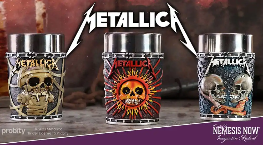 Metallica Shot Glasses Pushead Art 3-Pack termékfotó