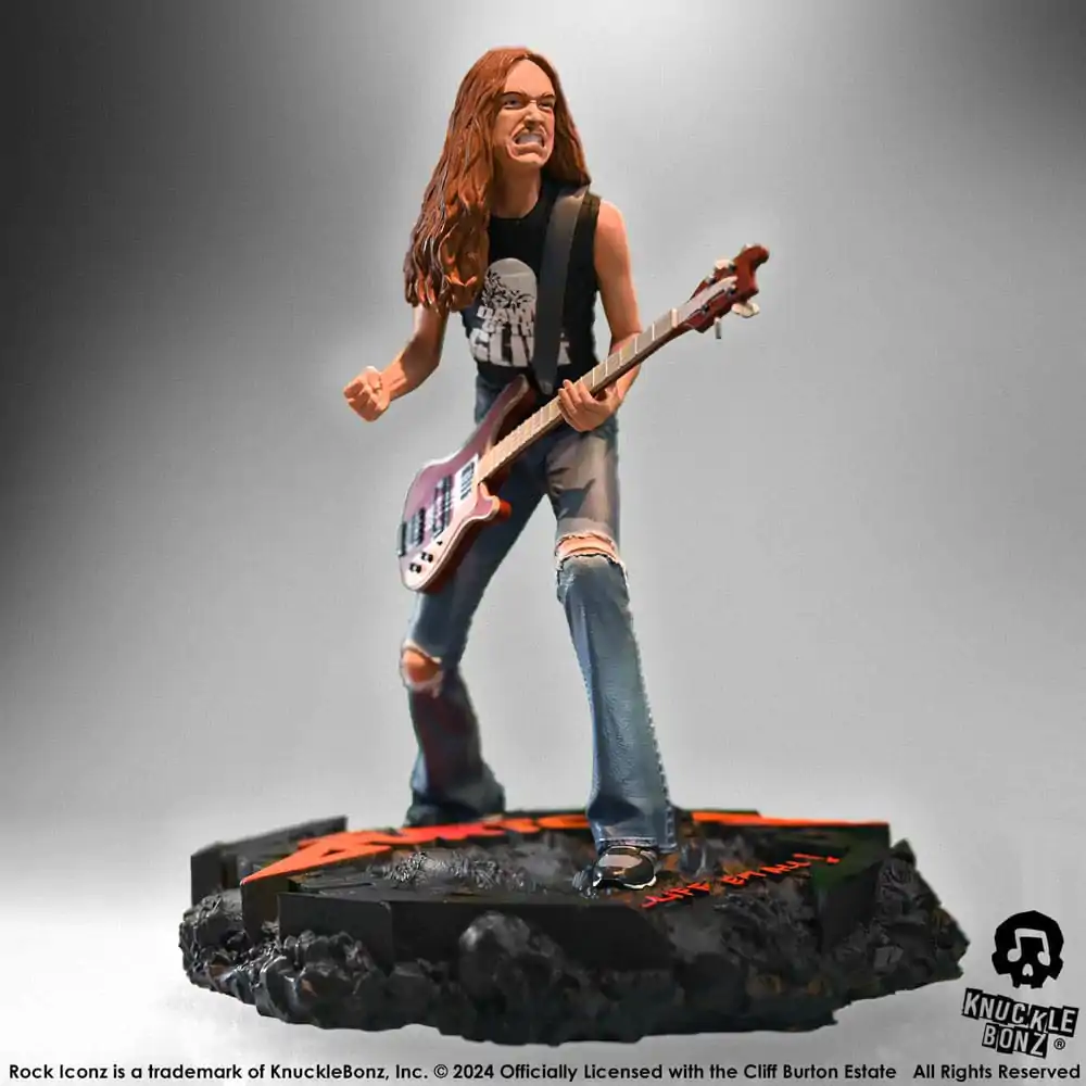 Metallica Rock Iconz Statue Cliff Burton II 22 cm product photo