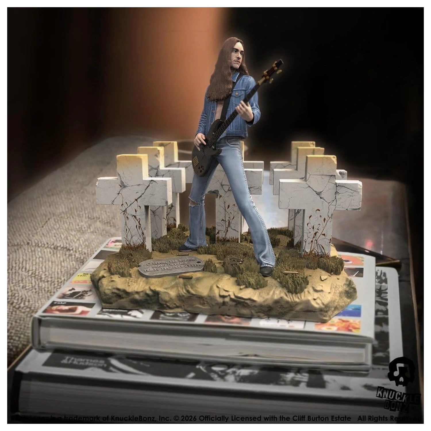 Metallica Rock Iconz Figure Cliff Burton III 21 cm product photo