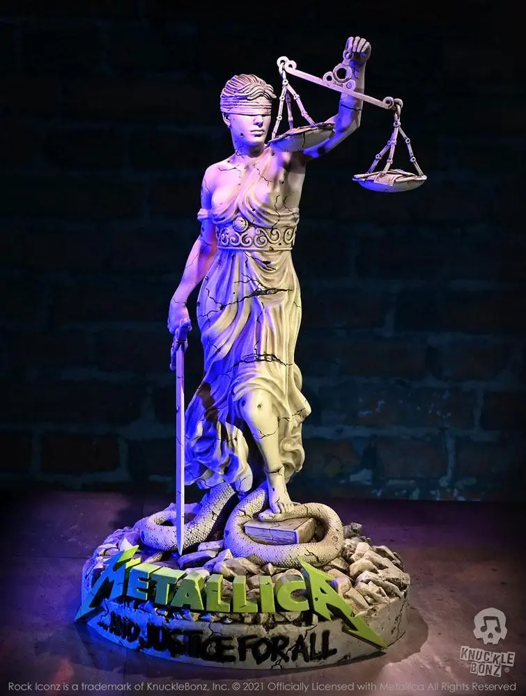 Metallica Rock Ikonz On Tour Statue Lady Justice product photo