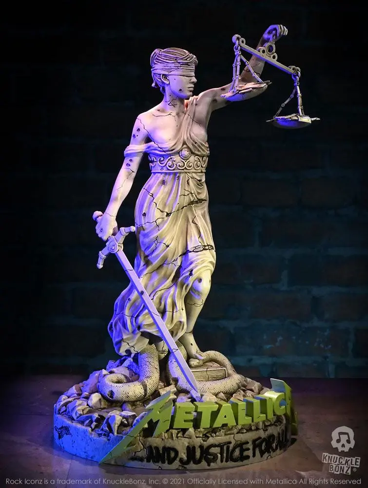 Metallica Rock Ikonz On Tour Statue Lady Justice product photo