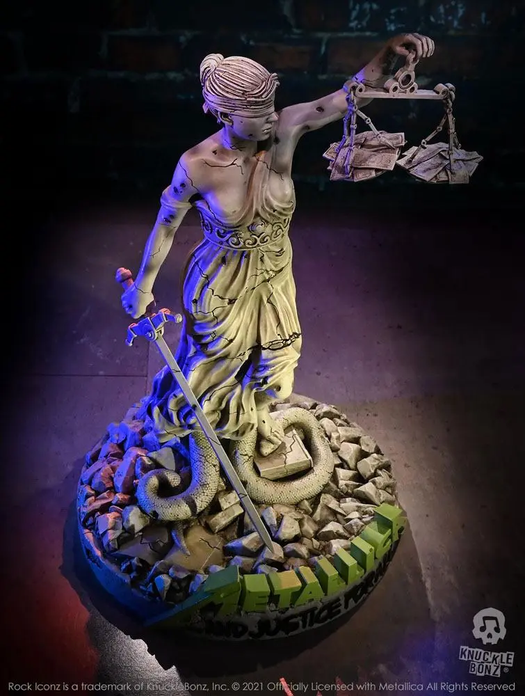 Metallica Rock Ikonz On Tour Statue Lady Justice product photo