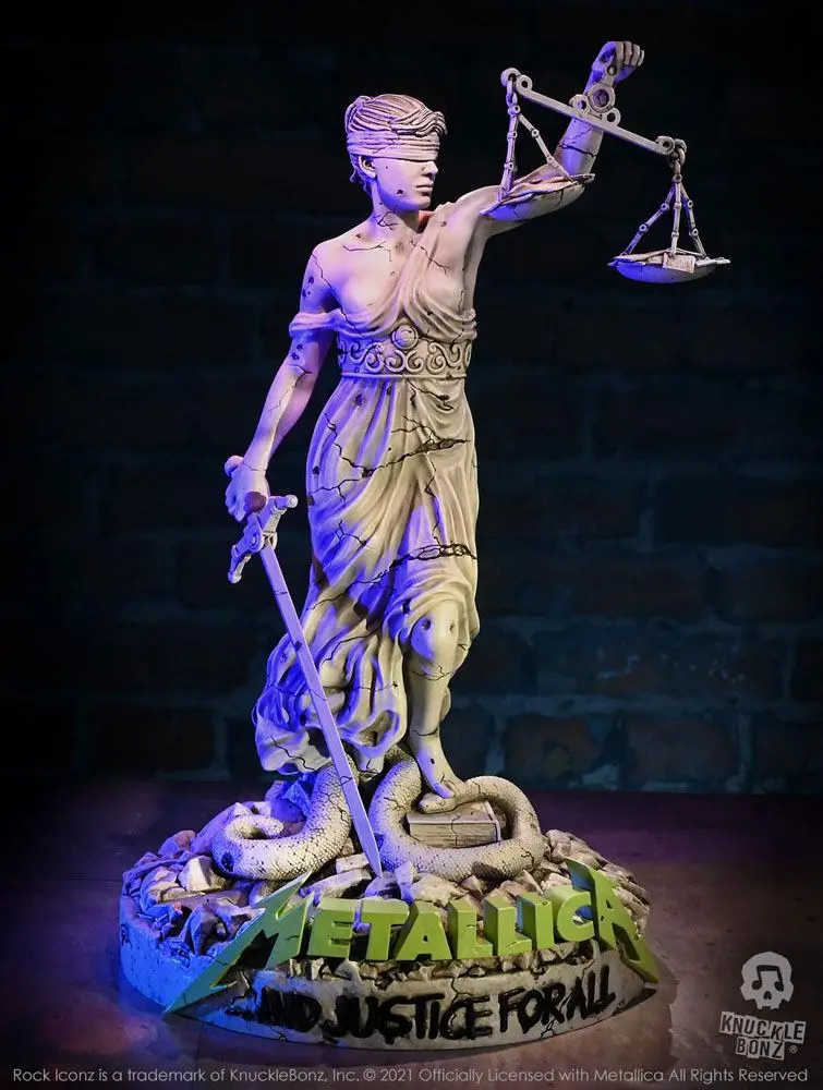 Metallica Rock Ikonz On Tour Statue Lady Justice product photo