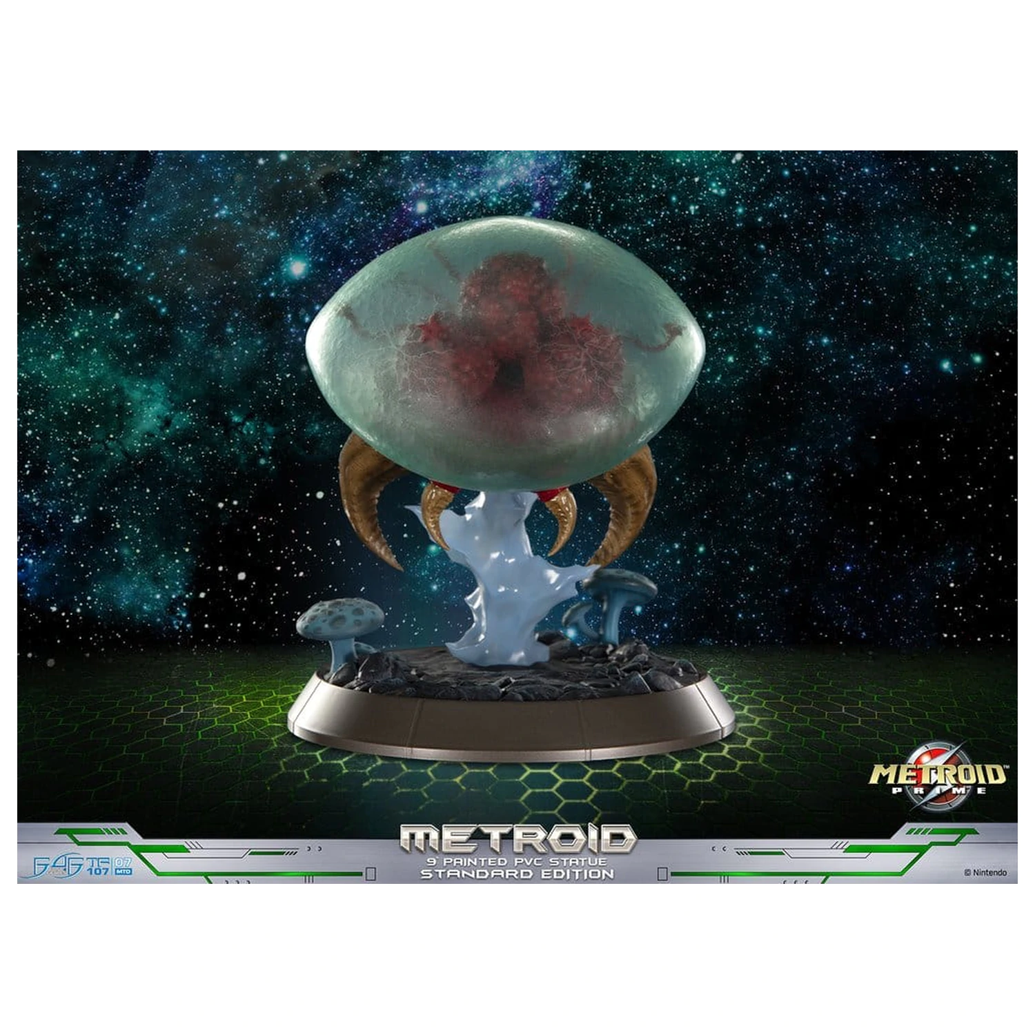 Metroid Prime PVC Figure Metroid (Standard) (Glow in the Dark) 21 cm product photo