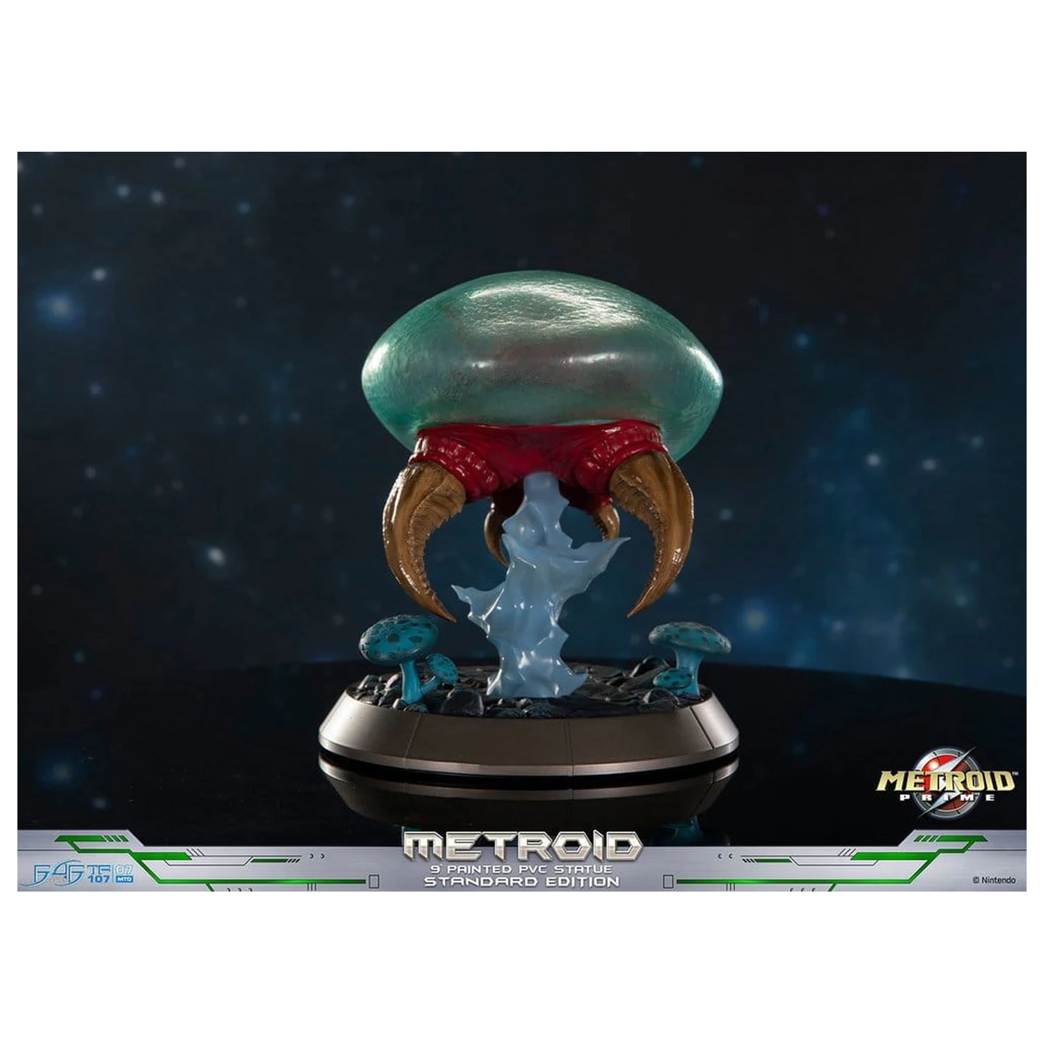 Metroid Prime PVC Figure Metroid (Standard) (Glow in the Dark) 21 cm product photo