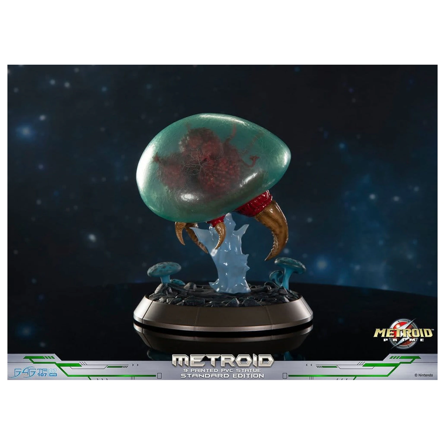 Metroid Prime PVC Figure Metroid (Standard) (Glow in the Dark) 21 cm product photo