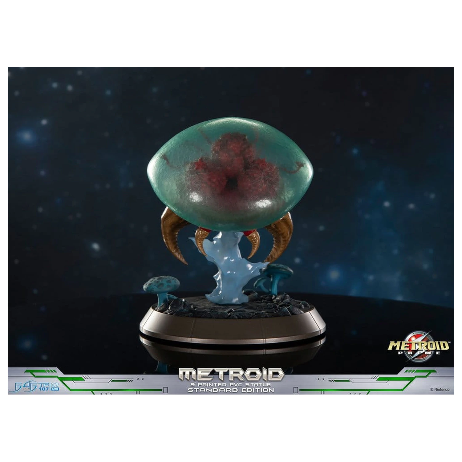 Metroid Prime PVC Figure Metroid (Standard) (Glow in the Dark) 21 cm product photo