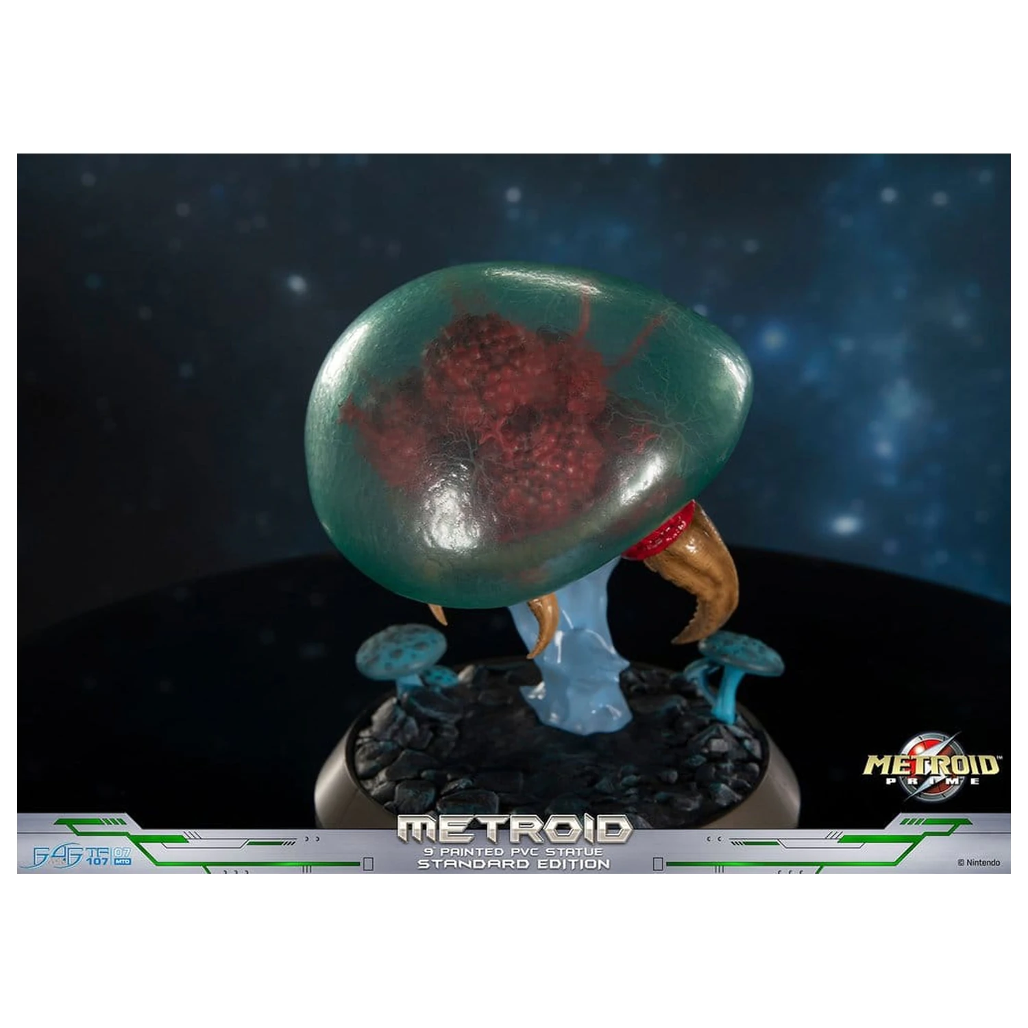 Metroid Prime PVC Figure Metroid (Standard) (Glow in the Dark) 21 cm product photo