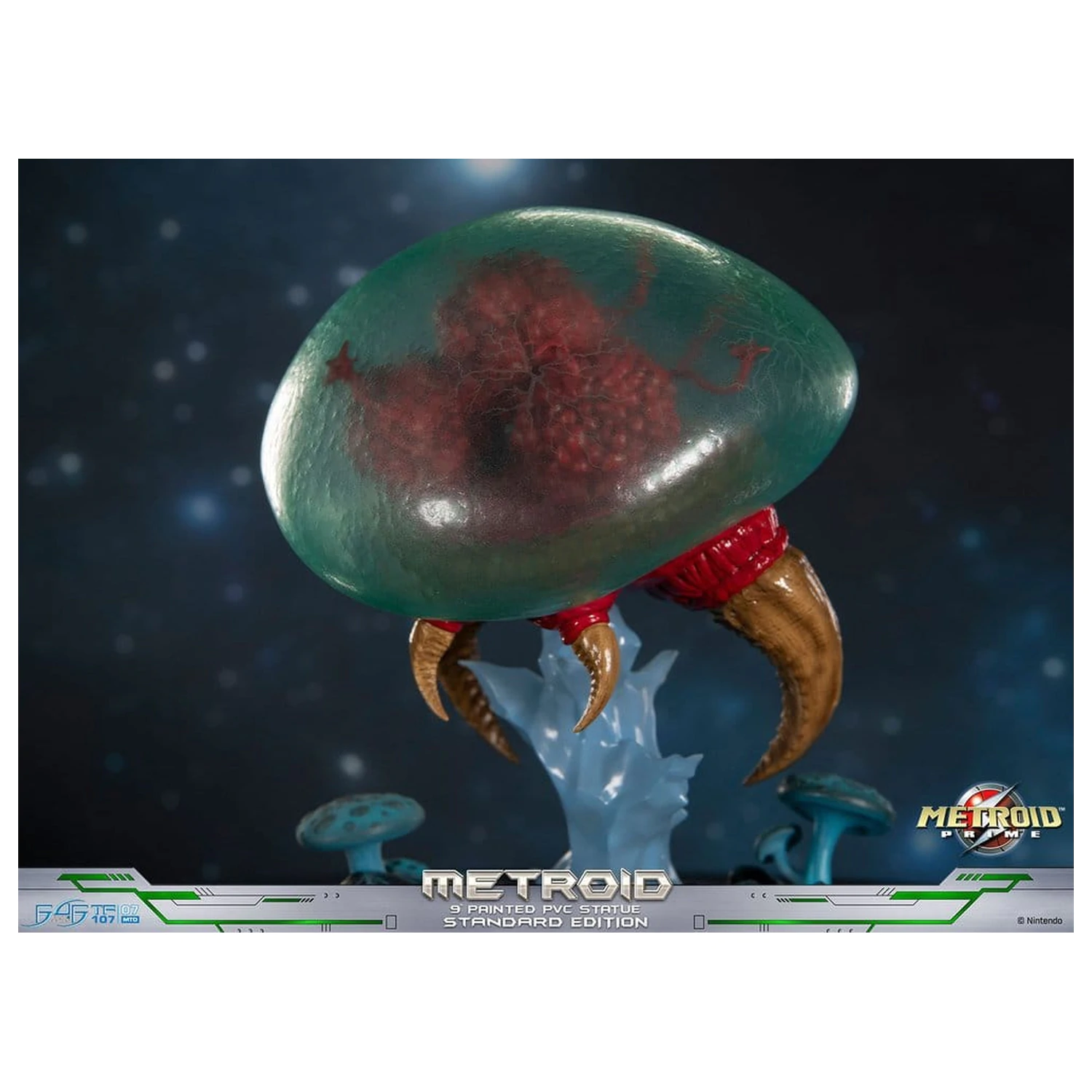 Metroid Prime PVC Figure Metroid (Standard) (Glow in the Dark) 21 cm product photo
