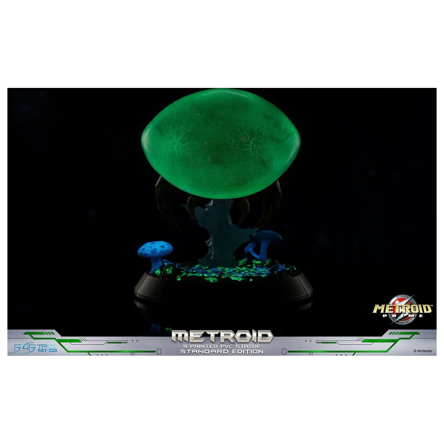 Metroid Prime PVC Figure Metroid (Standard) (Glow in the Dark) 21 cm product photo
