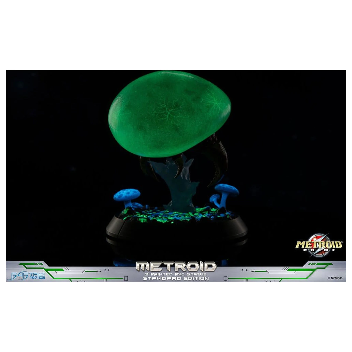 Metroid Prime PVC Figure Metroid (Standard) (Glow in the Dark) 21 cm product photo