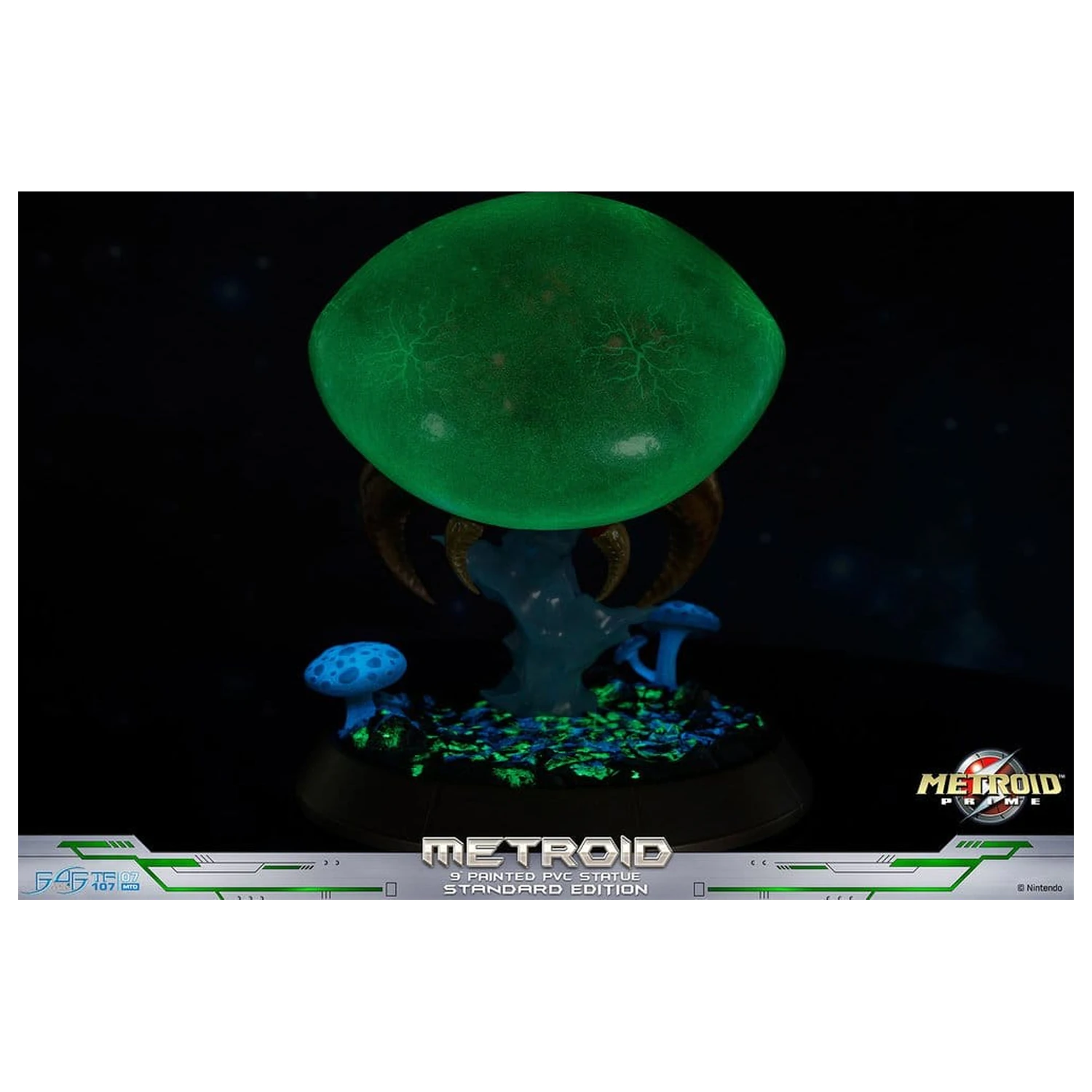 Metroid Prime PVC Figure Metroid (Standard) (Glow in the Dark) 21 cm product photo
