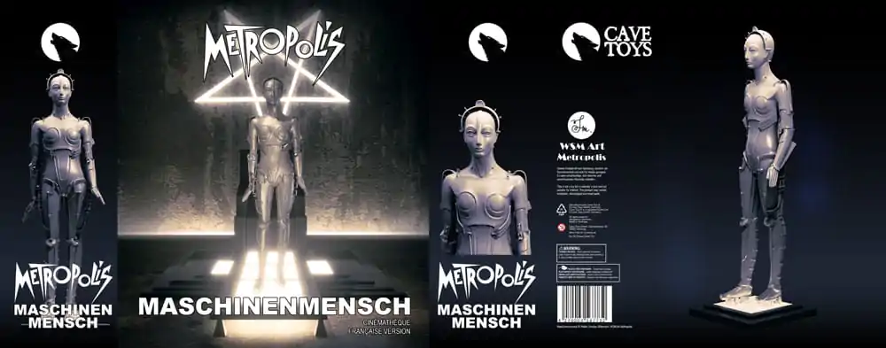 Metropolis Resin Statue 1/10 Maschinenmensch C.F.M. 19 cm termékfotó