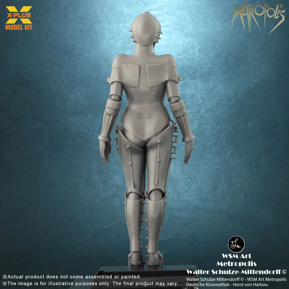 Metropolis Plastic Model Kit 1/8 Maschinenmensch Maria Silver Screen Edition 26 cm product photo