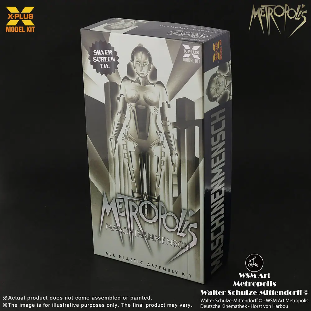 Metropolis Plastic Model Kit 1/8 Maschinenmensch Maria Silver Screen Edition 26 cm product photo