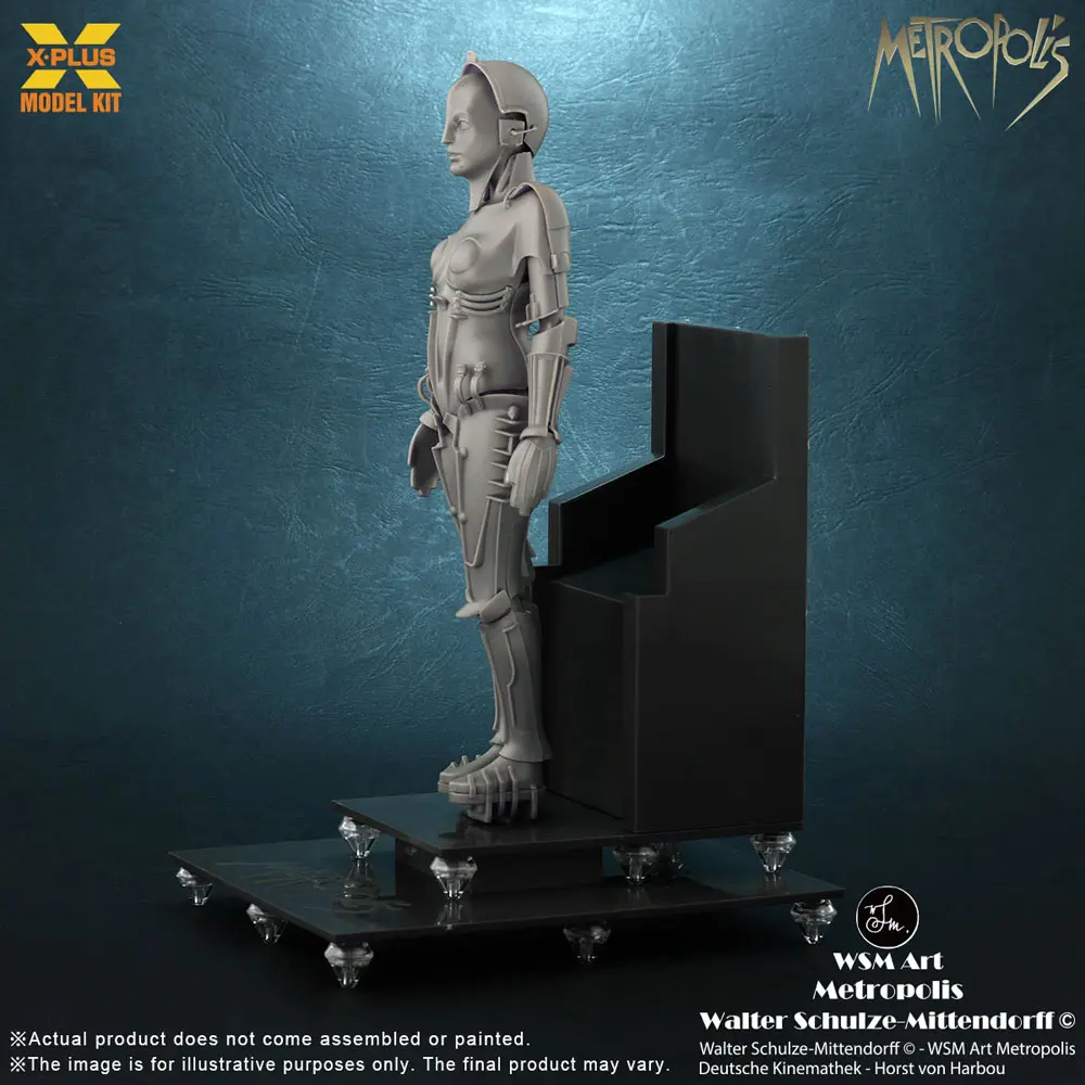 Metropolis Plastic Model Kit 1/8 Maschinenmensch Maria Silver Screen Edition 26 cm product photo