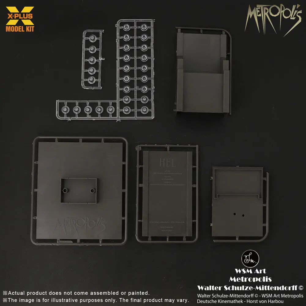 Metropolis Plastic Model Kit 1/8 Maschinenmensch Maria Silver Screen Edition 26 cm product photo