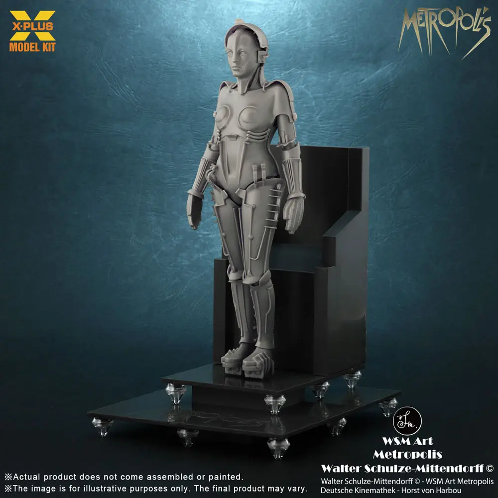 Metropolis Plastic Model Kit 1/8 Maschinenmensch Maria Silver Screen Edition 26 cm product photo