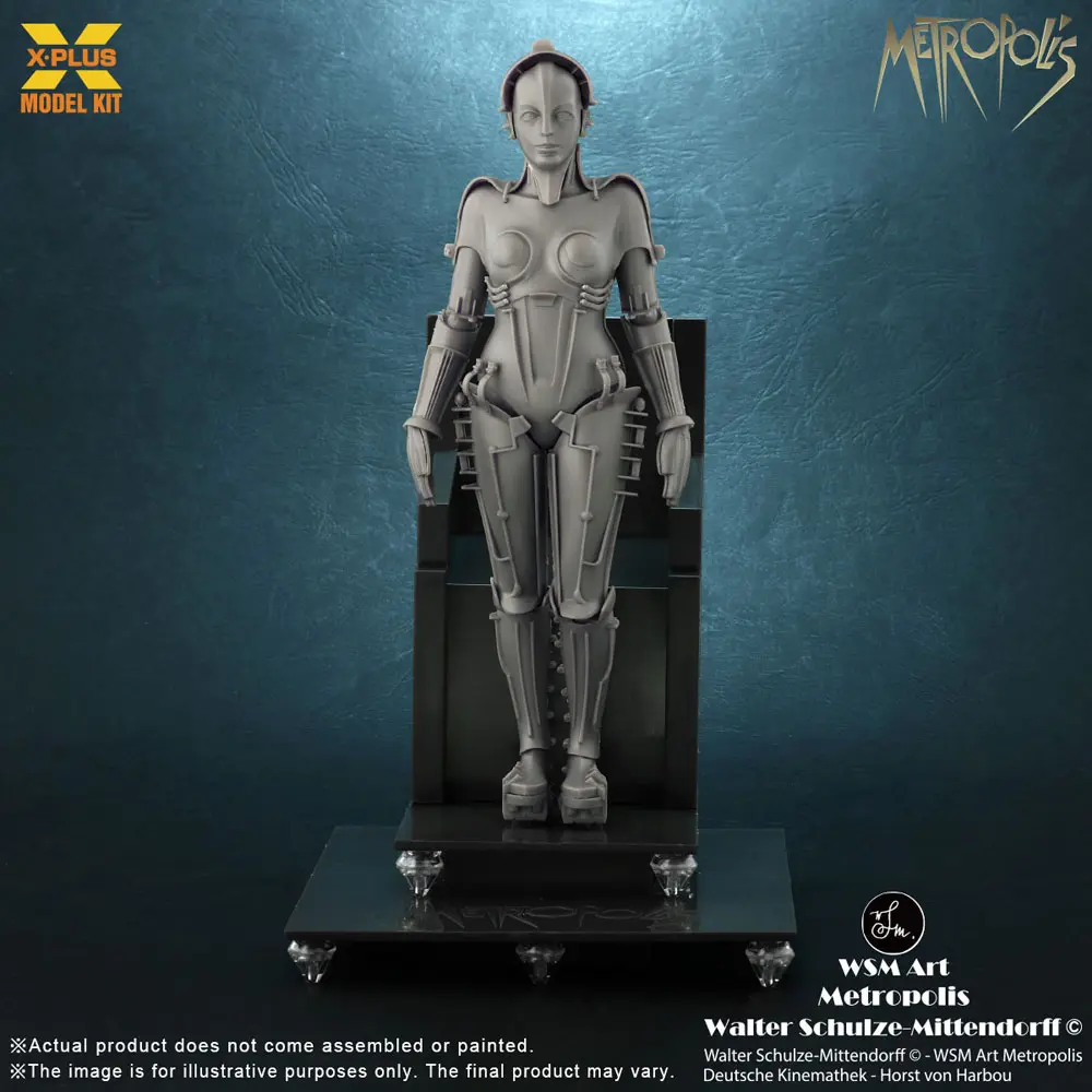 Metropolis Plastic Model Kit 1/8 Maschinenmensch Maria Silver Screen Edition 26 cm product photo