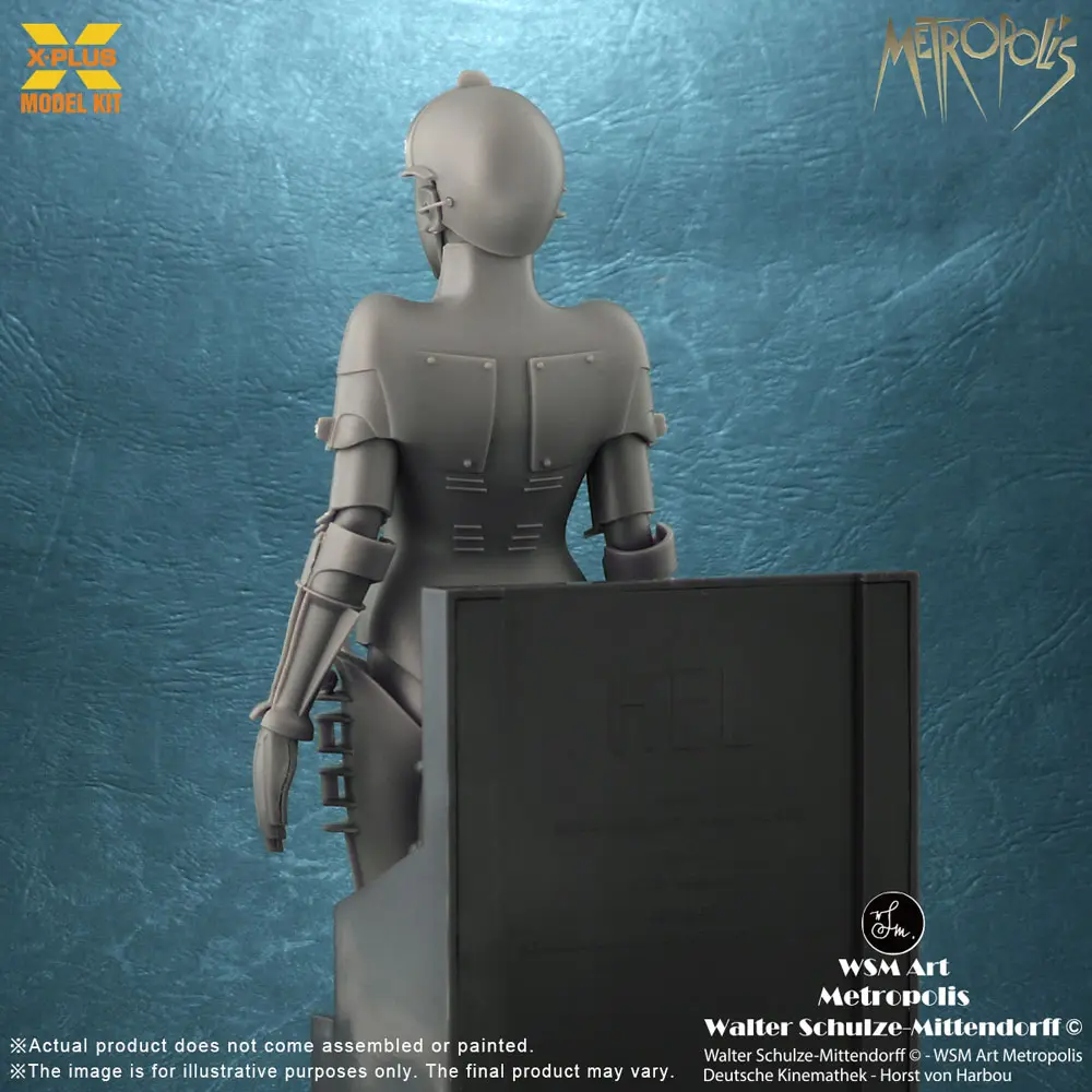 Metropolis Plastic Model Kit 1/8 Maschinenmensch Maria Silver Screen Edition 26 cm product photo
