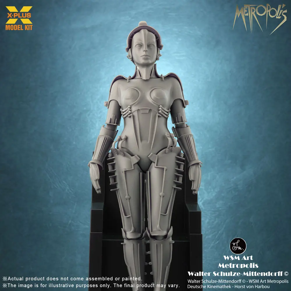 Metropolis Plastic Model Kit 1/8 Maschinenmensch Maria Silver Screen Edition 26 cm product photo