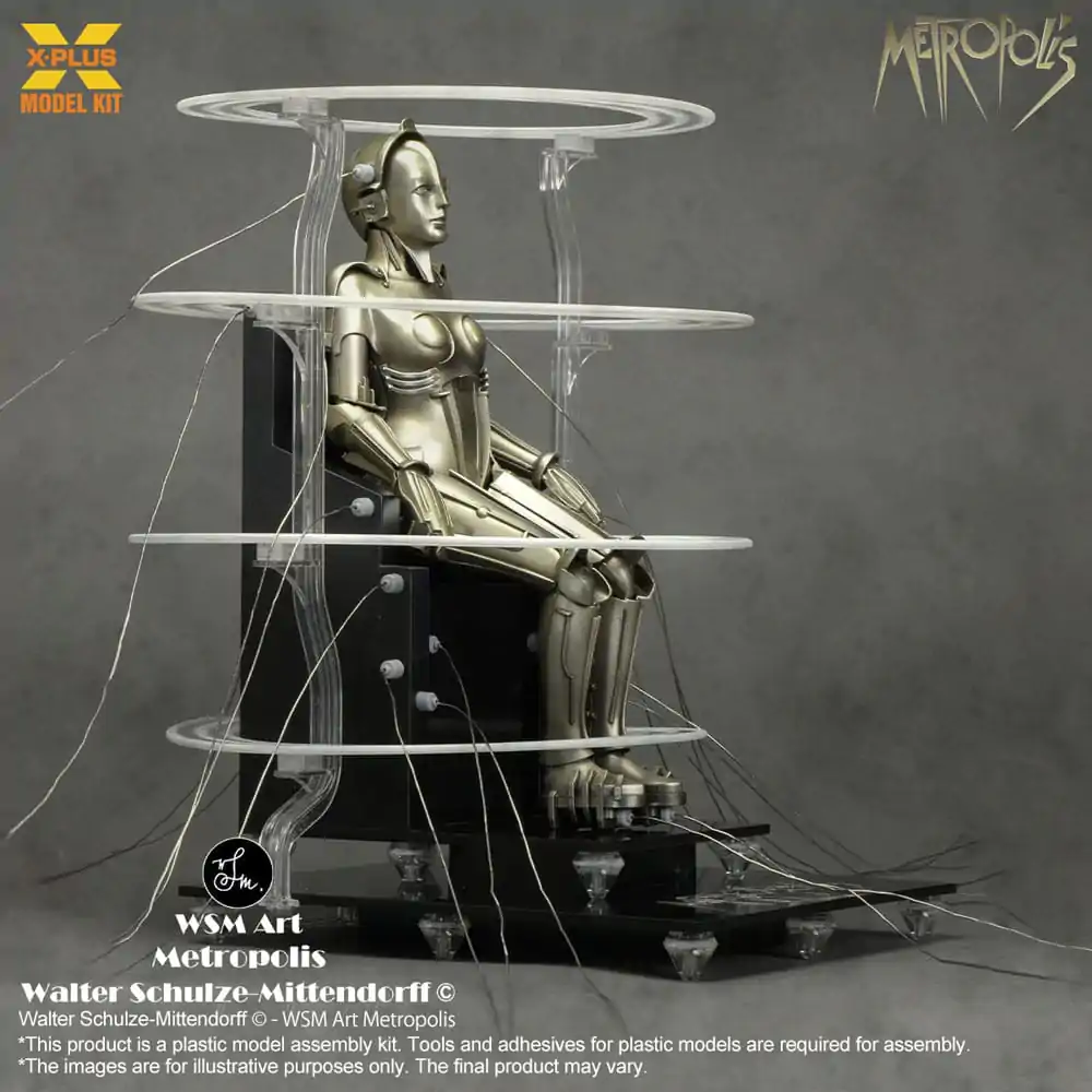 Metropolis Plastic Model Kit 1/8 Maschinenmensch Seated Ver. 18 cm product photo