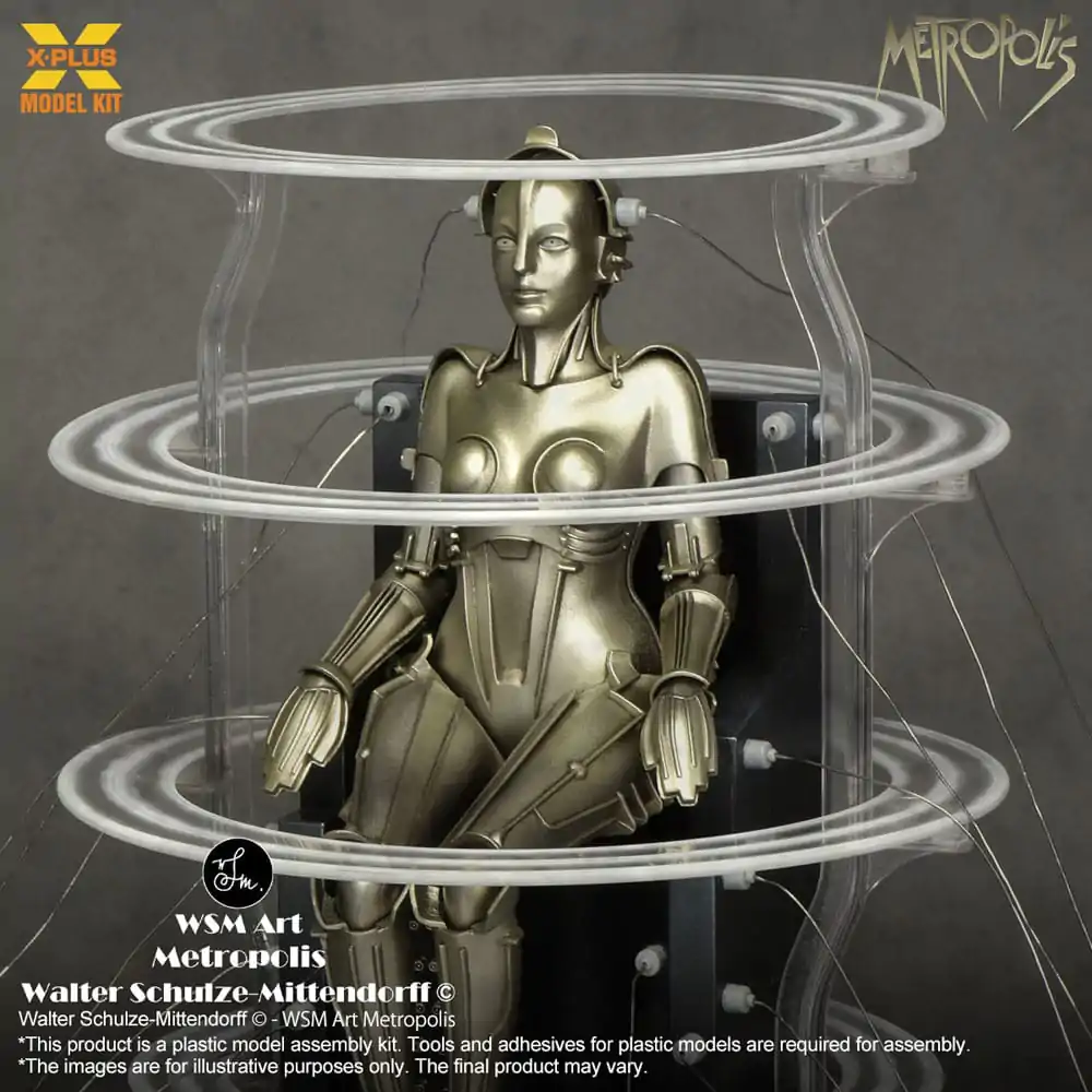 Metropolis Plastic Model Kit 1/8 Maschinenmensch Seated Ver. 18 cm product photo