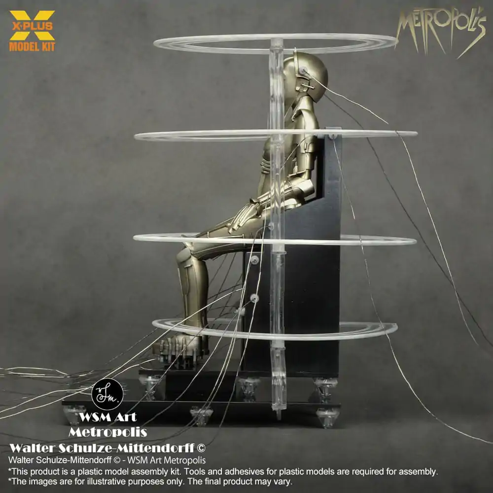 Metropolis Plastic Model Kit 1/8 Maschinenmensch Seated Ver. 18 cm product photo