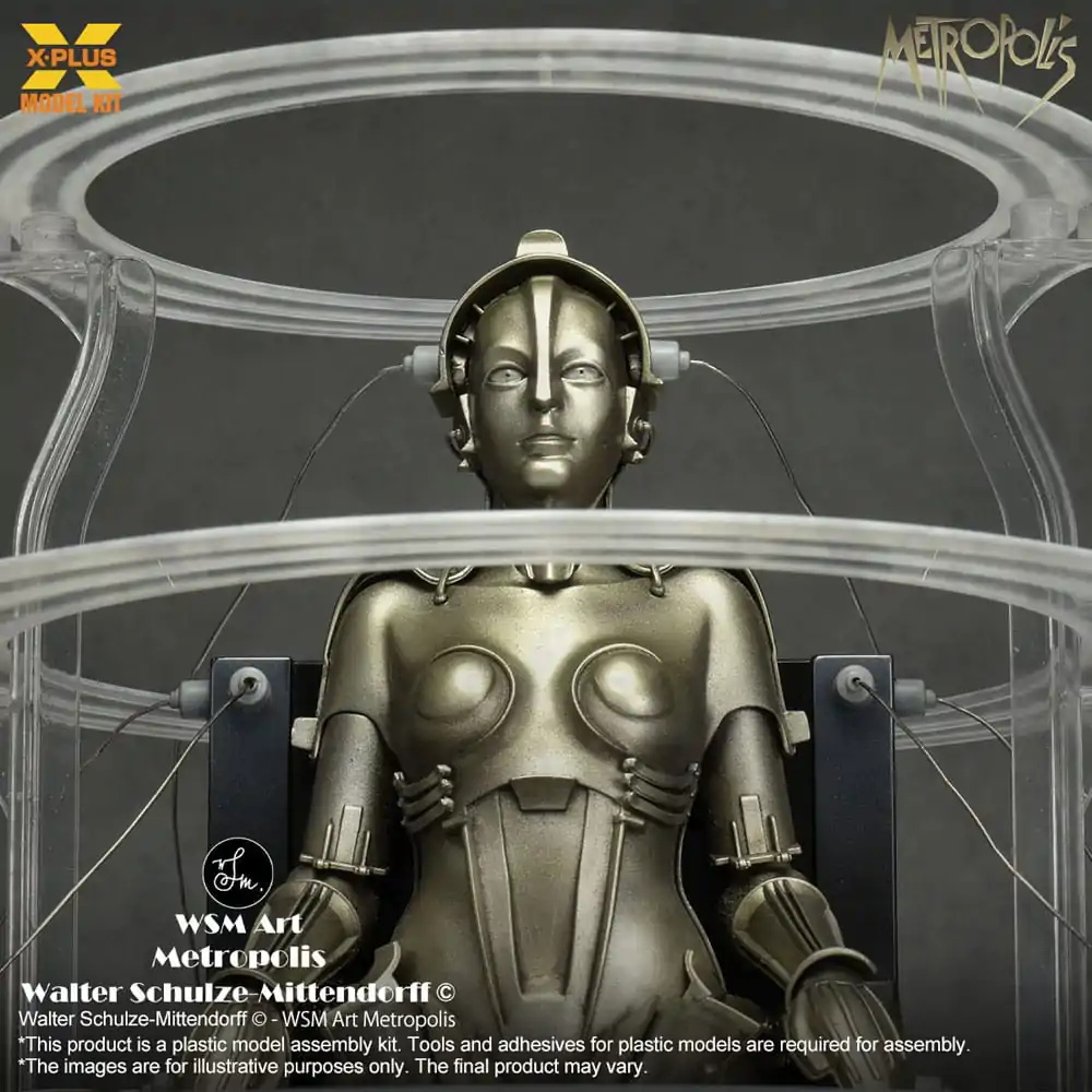 Metropolis Plastic Model Kit 1/8 Maschinenmensch Seated Ver. 18 cm product photo