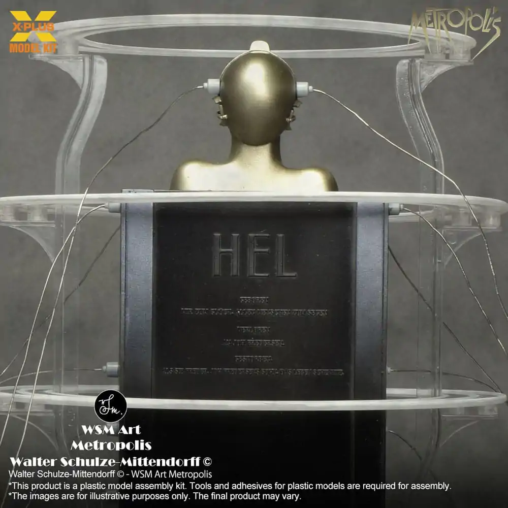 Metropolis Plastic Model Kit 1/8 Maschinenmensch Seated Ver. 18 cm product photo