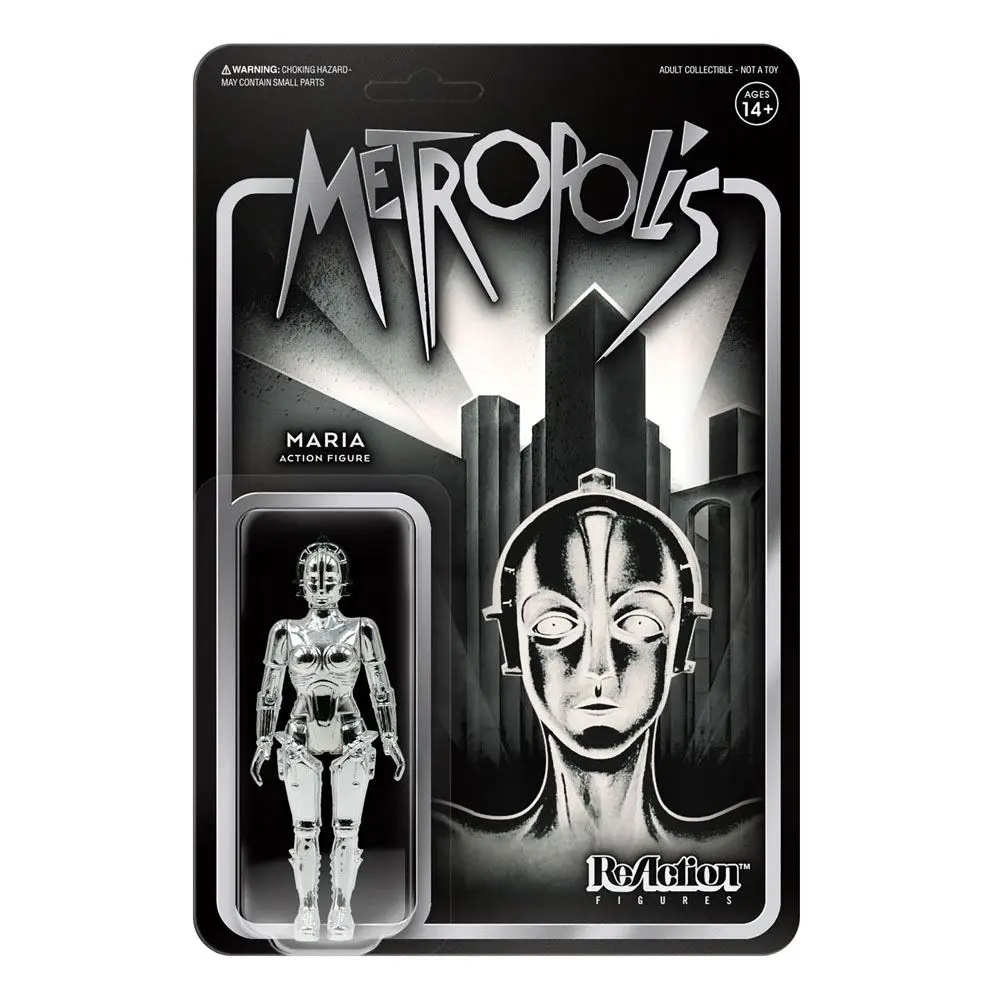 Metropolis ReAction Action Figure Maria (Vac Metal Silver) 10 cm product photo