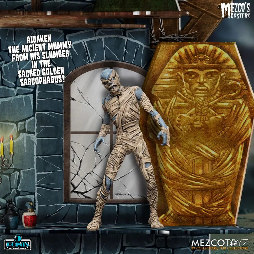 Mezco's Monsters 5 Points Action Figures Tower of Fear Deluxe Set 9 cm termékfotó