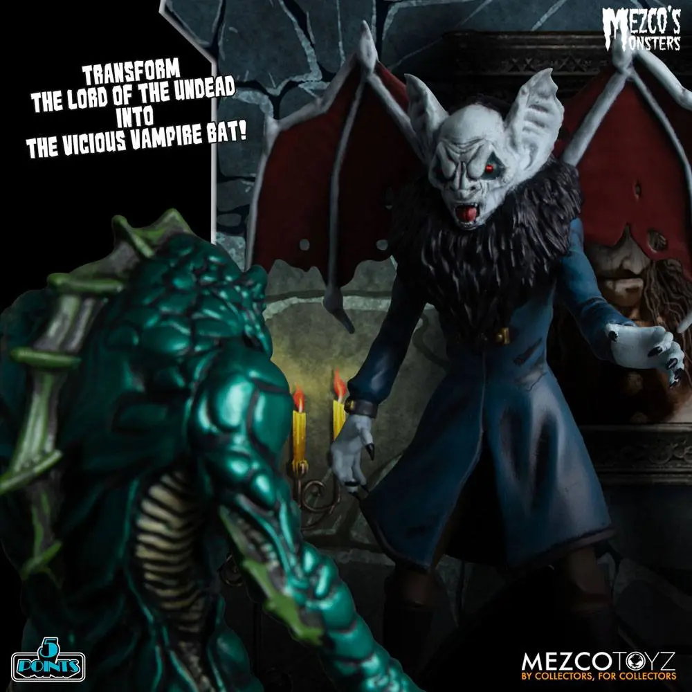 Mezco's Monsters 5 Points Action Figures Tower of Fear Deluxe Set 9 cm termékfotó