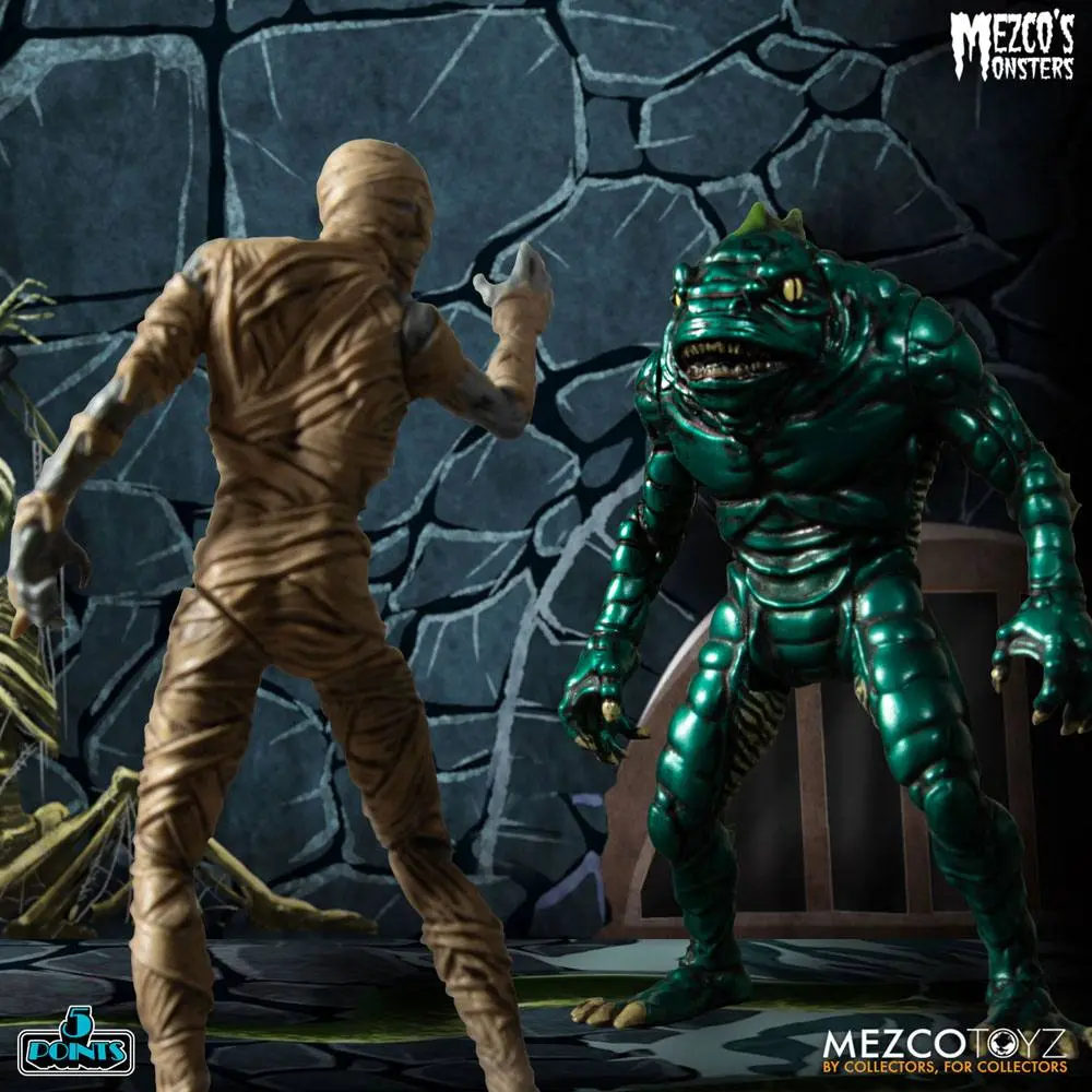 Mezco's Monsters 5 Points Action Figures Tower of Fear Deluxe Set 9 cm product photo