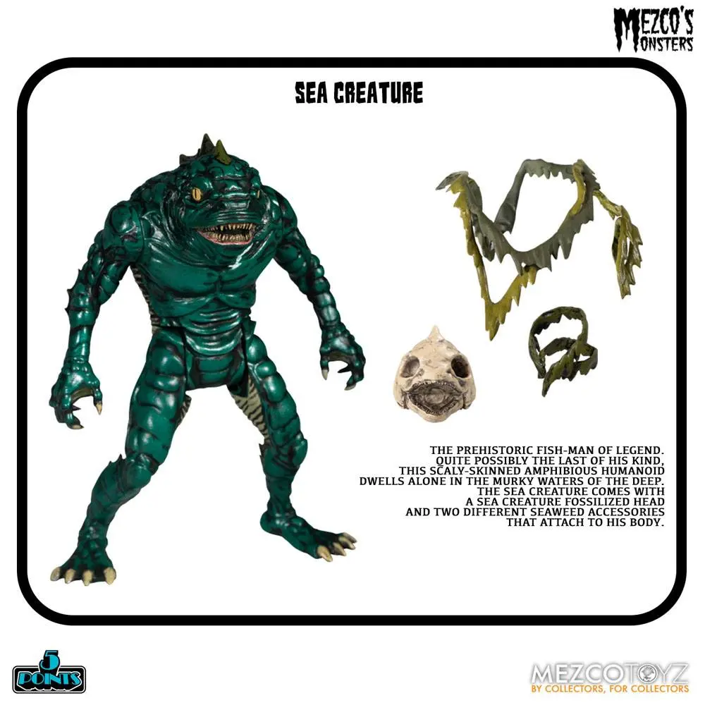 Mezco's Monsters 5 Points Action Figures Tower of Fear Deluxe Set 9 cm product photo