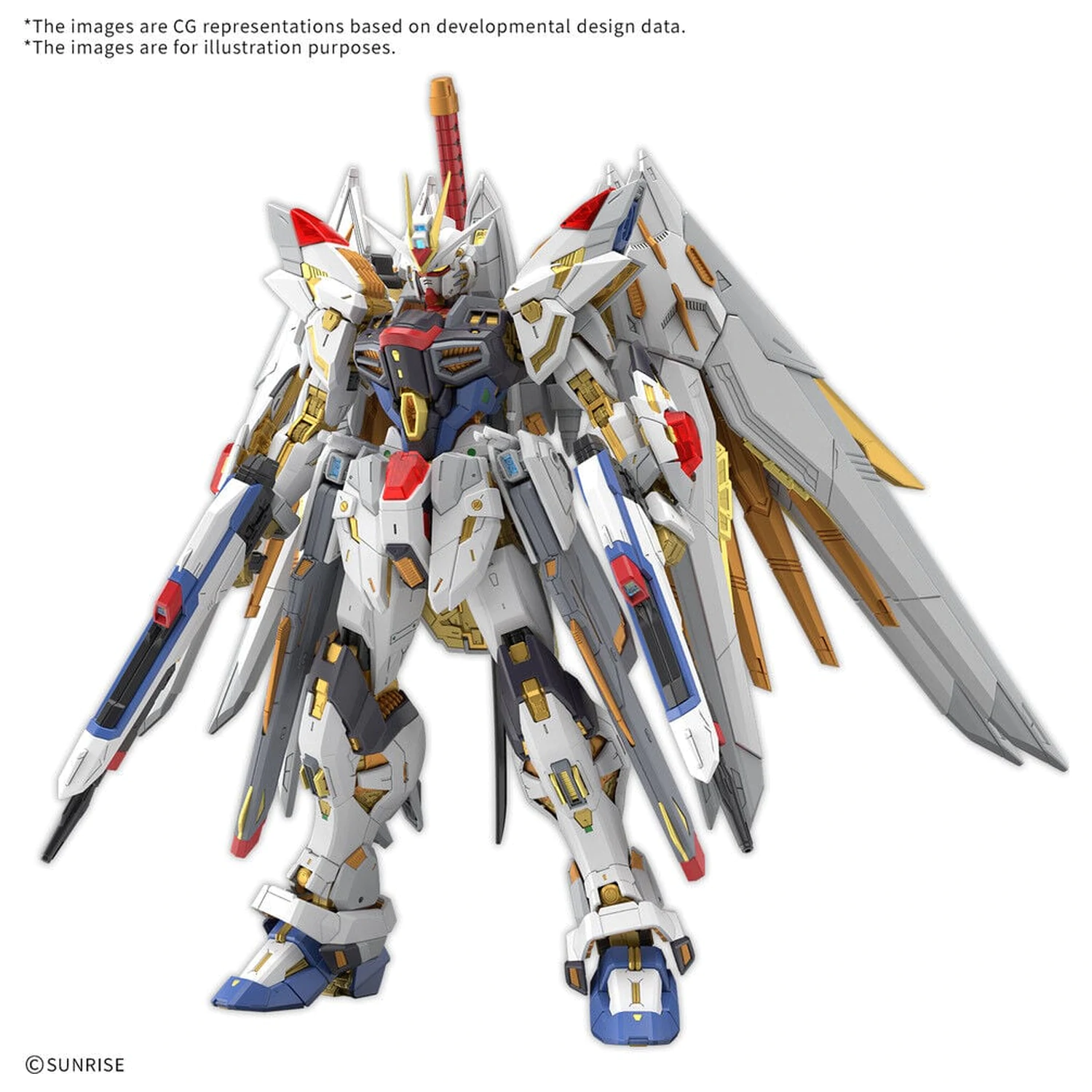 MGEX 1/100 Mighty Strike Freedom Gundam Mobile Suit Gundam SEED Freedom Master Grade Extreme Model Kit product photo