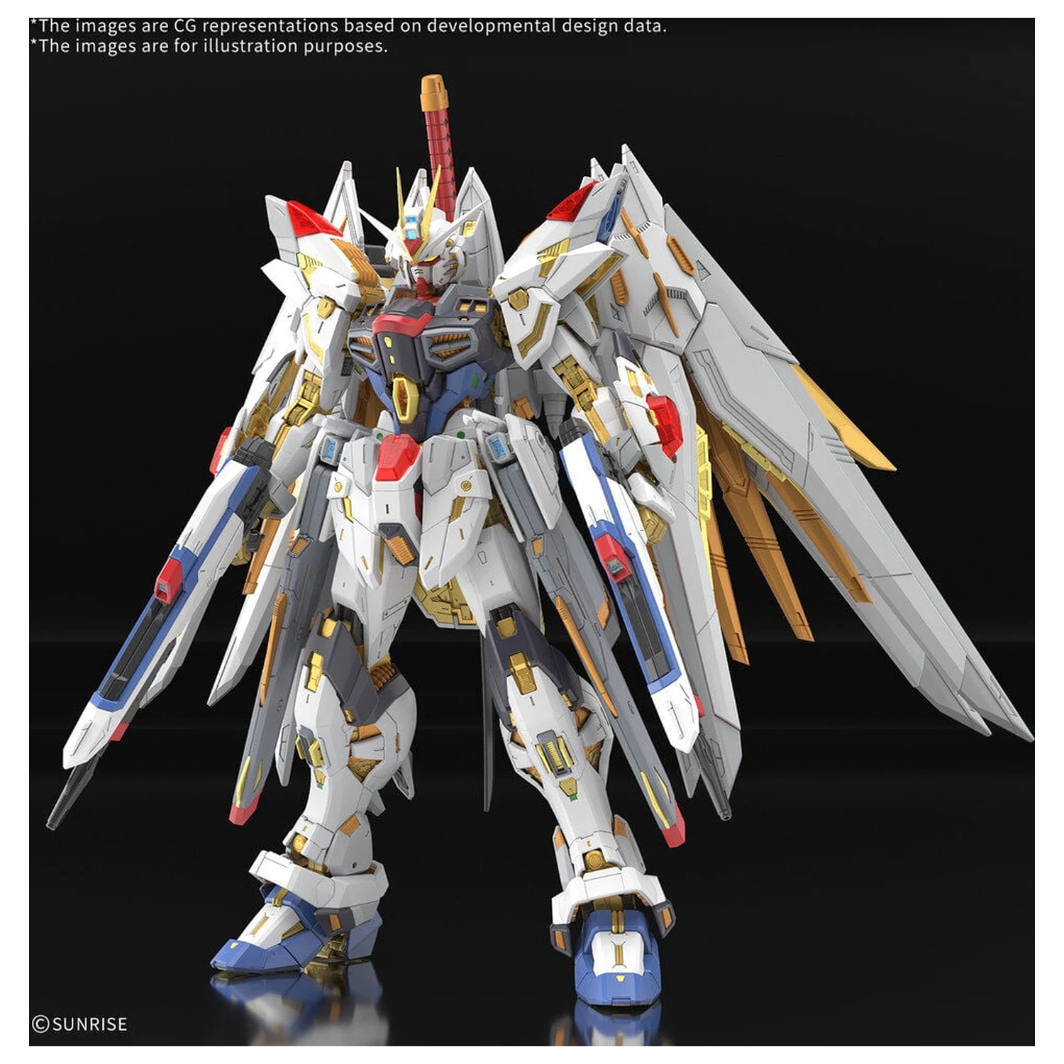 MGEX 1/100 Mighty Strike Freedom Gundam Mobile Suit Gundam SEED Freedom Master Grade Extreme Model Kit product photo