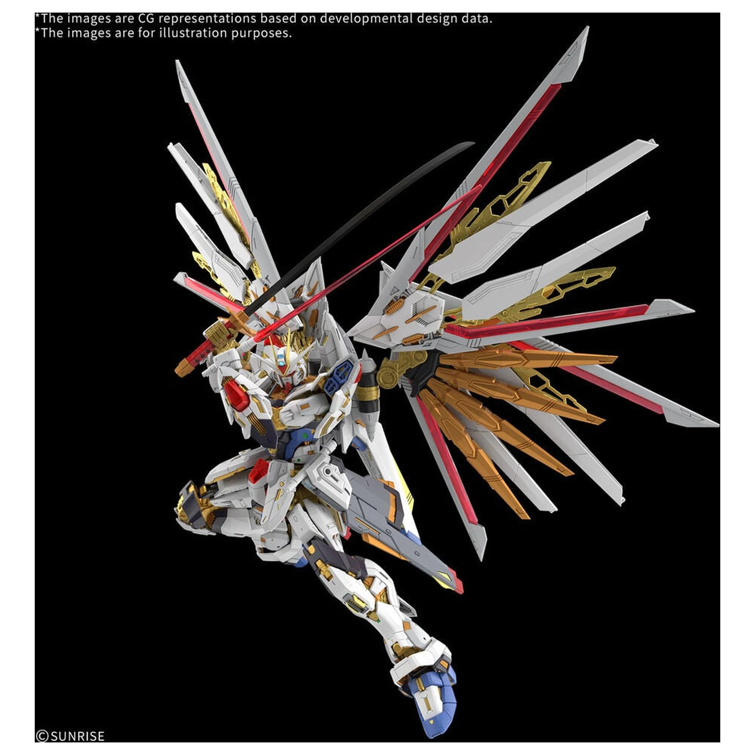 MGEX 1/100 Mighty Strike Freedom Gundam Mobile Suit Gundam SEED Freedom Master Grade Extreme Model Kit product photo
