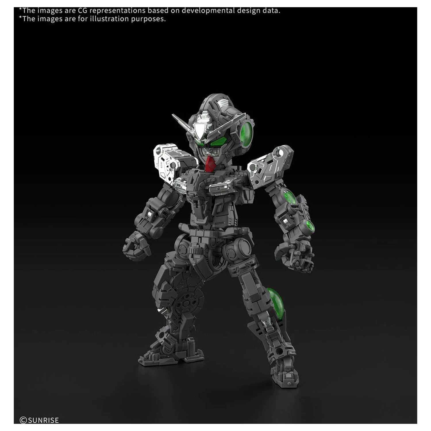 MGSD 00 Raiser Mobile Suit Gundam 00 Master Grade SD Model Kit product photo