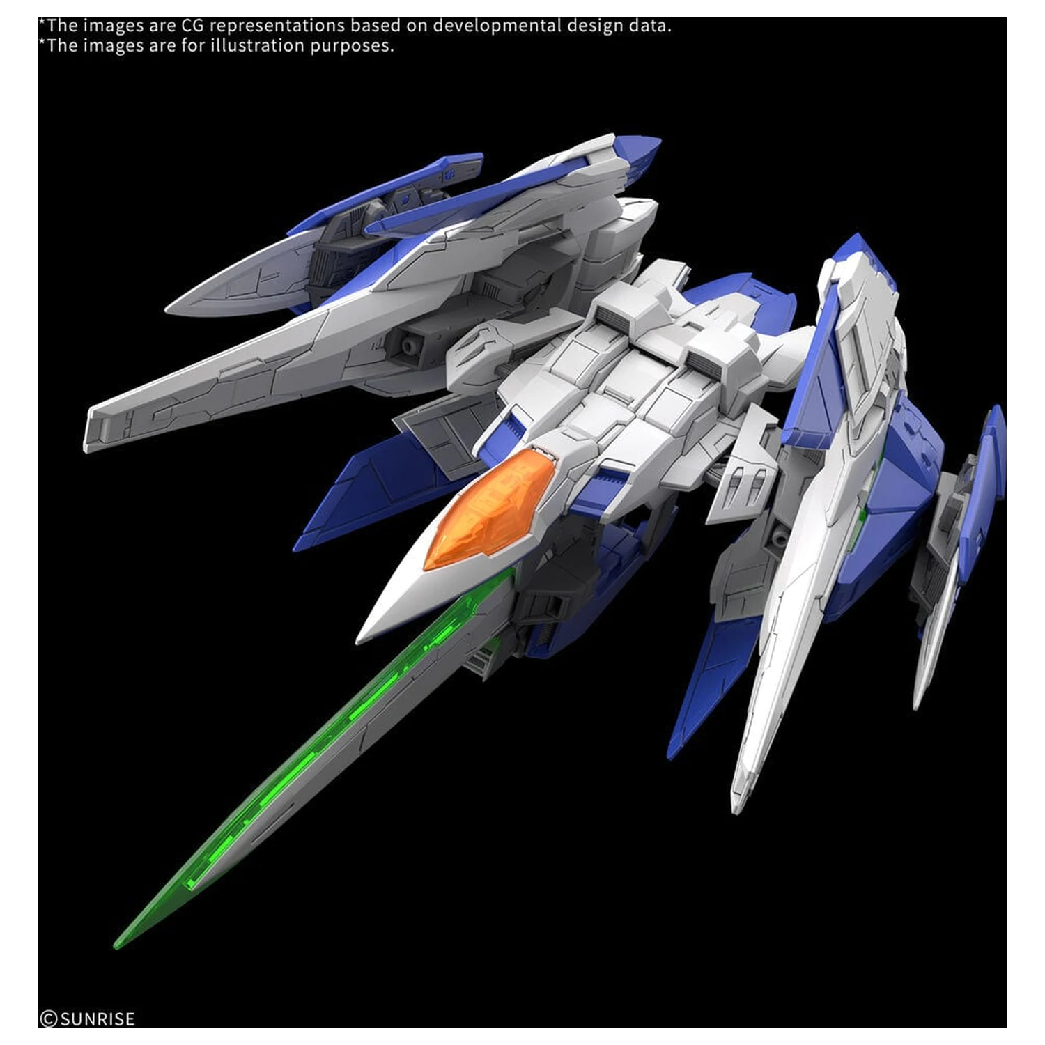 MGSD 00 Raiser Mobile Suit Gundam 00 Master Grade SD Model Kit product photo