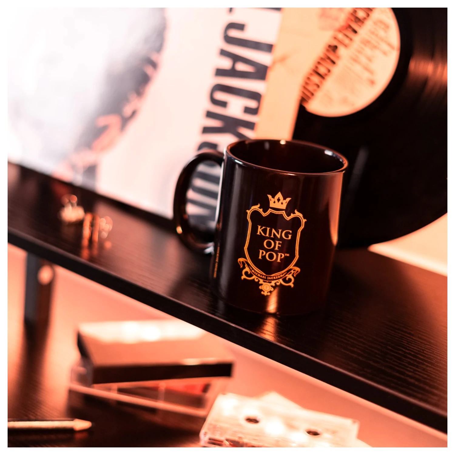 Michael Jackson Mug King of Pop Black 350 ml product photo